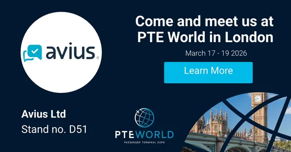 Avius Returns To Passenger Terminal Expo In London 2026