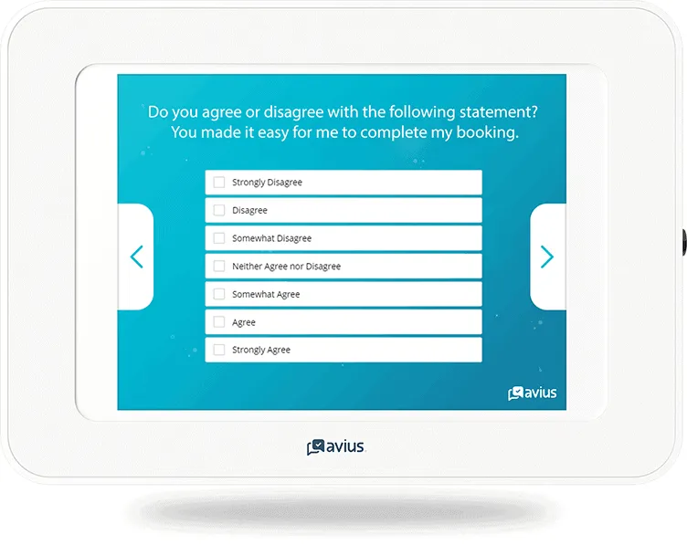 Example CES survey question