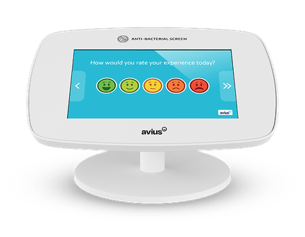 Satisfaction survey kiosk