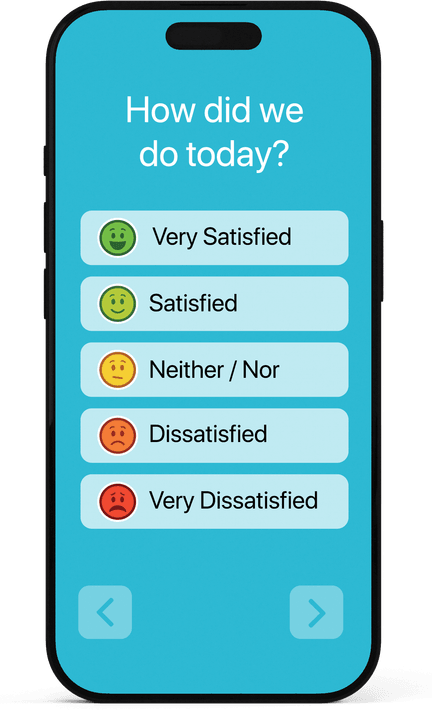 In-app mobile survey