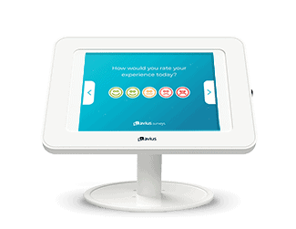 Satisfaction survey kiosk