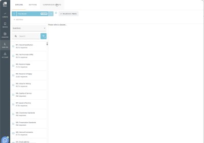 Comparison Points can be accessed at the top of the Analysis Screen
