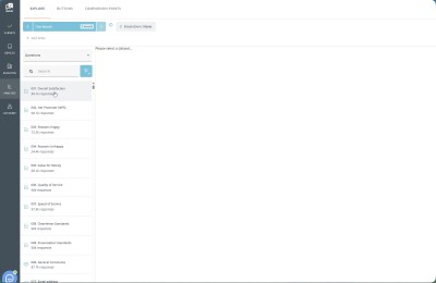 Select a question from the questions list